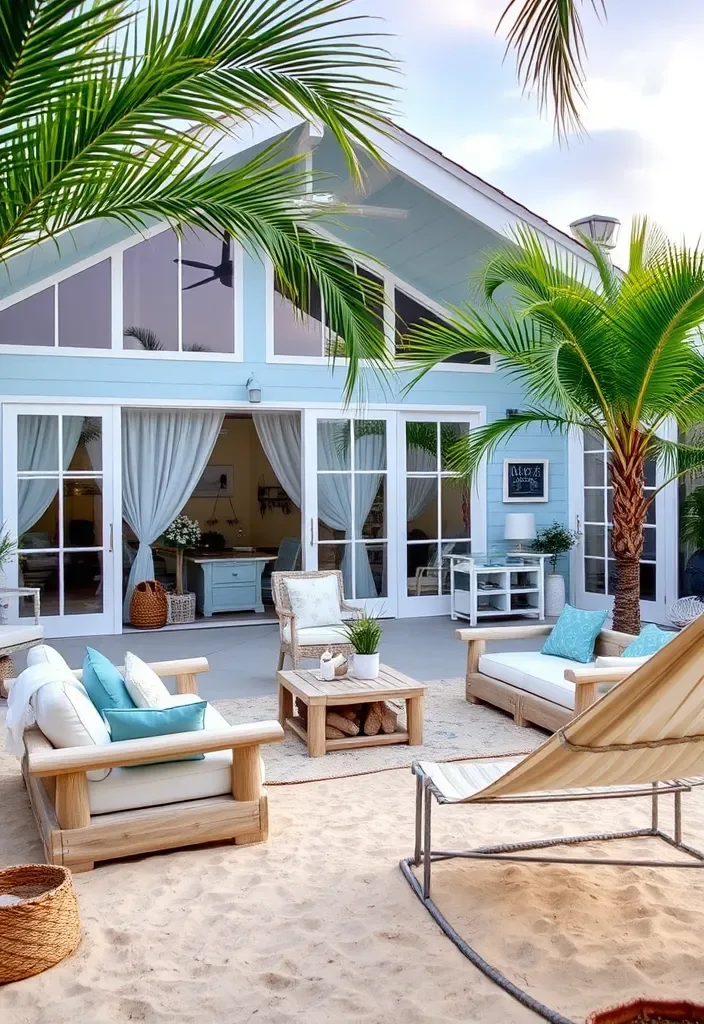 22 Pool House Ideas That Will Turn Your Backyard into a Luxurious Retreat (Wait Until You See #10!) - 1. Coastal Vibes with Nautical Decor
