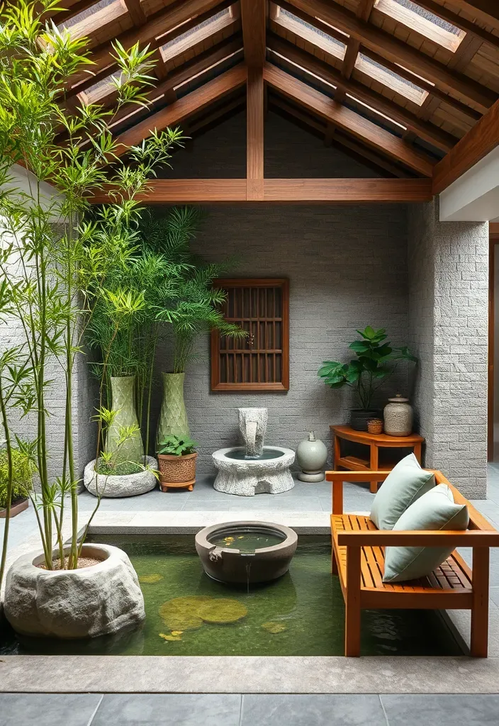 22 Pool House Ideas That Will Turn Your Backyard into a Luxurious Retreat (Wait Until You See #10!) - 10. Zen Garden Retreat (Our Favorite!)