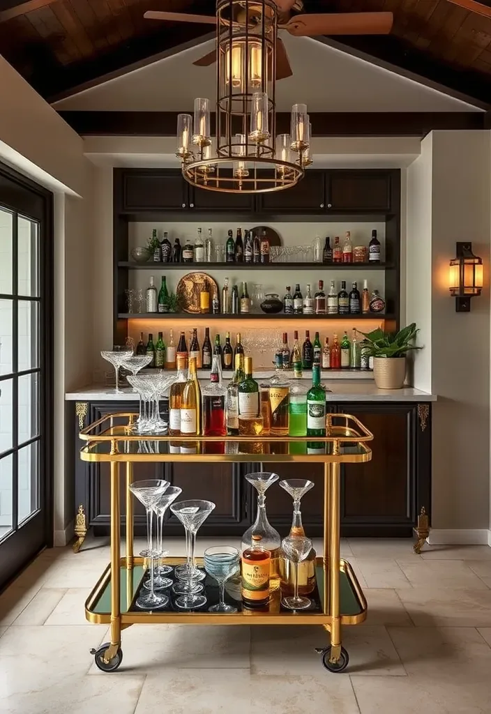 22 Pool House Ideas That Will Turn Your Backyard into a Luxurious Retreat (Wait Until You See #10!) - 17. Elegant Pool House Bar