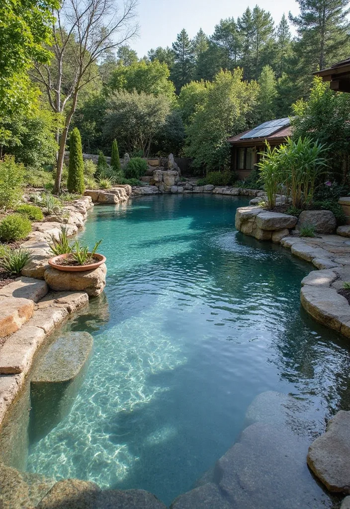 21 Stunning Inground Pools That'll Turn Your Backyard into a Summer Paradise! - 6. Eco-Friendly Pools