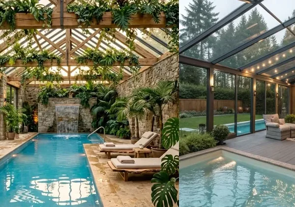swimmR - We Are Swimming 41 house pool design ideas, backyard pool styles collage
